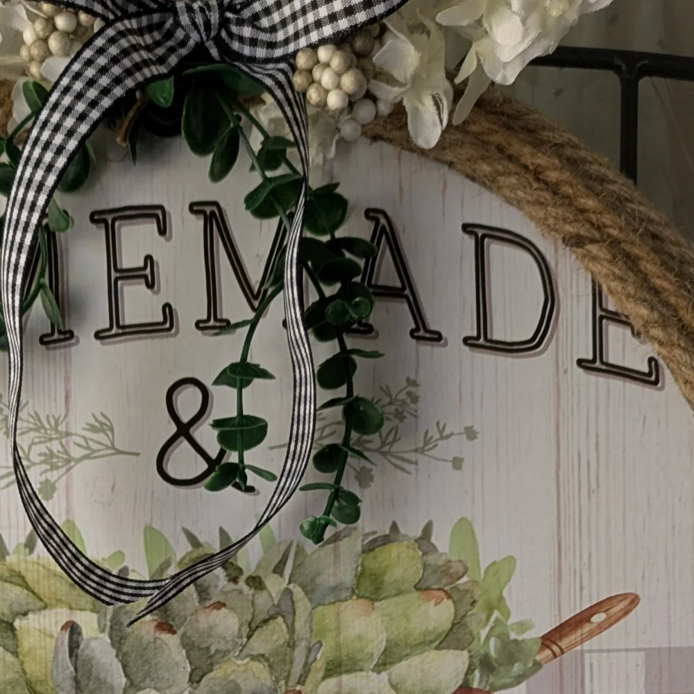 Rustic Kitchen Wall Decor with Rope Accent - Picture 11 of 13